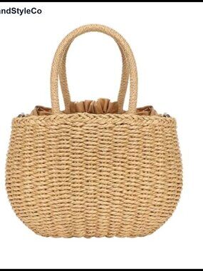 Straw Hobo Bag Woven Crossbody Handbag Beach Purse Tote